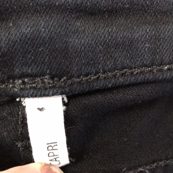 rag & bone jeans sz 25 black low rise cut 15599 Color: Nero Cotton blend - Picture 9 of 10
